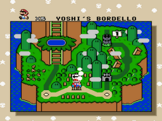 Super Mario World - Dark Man Edition Screenshot 1